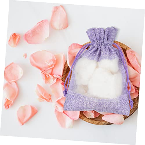 10 bolsas de saquitos lavanda vacío morado para hogar miniatura 6