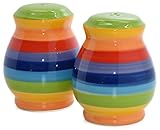 1 Salzstreuer und 1 Pfefferstreuer.