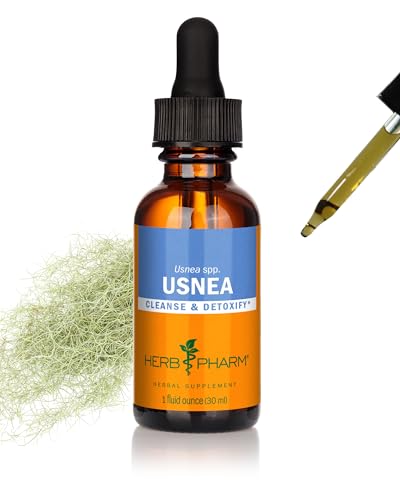 Herb Pharm Usnea Liquid Extract for Cleansing and Detoxification - 1 Ounce (DUSNEA01) Herb Pharm Usnea Liquid Extract for Cleansing and Detoxification - 1 Ounce (DUSNEA01)