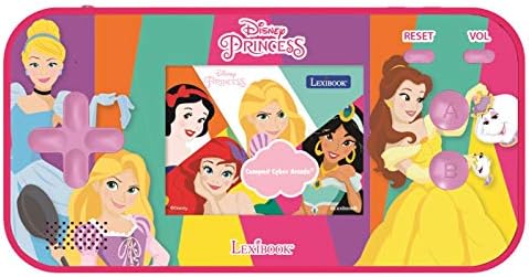 Lexibook, Disney Princess Cyber Arcade Console, JL2367DP
