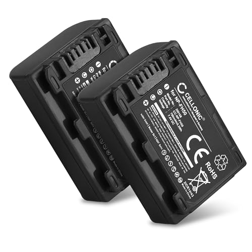 CELLONIC, Battery for Camera compatible with Sony Cyber-shot NP-FH40, NP-FH50, NP-FH60 (7.4V, 700mAh) 2 Pieces