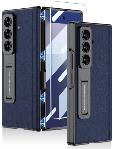 Coque en Cuir pour Samsung Z Fold 7 antichoc qui protège l'écran et la charnière