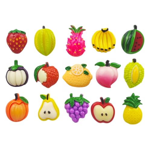 Set de 30 imanes decorativos de resina para refrigerador miniatura 2