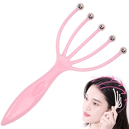 Yontens Scalp Massager Popular Manual Head Massager Scalp Care Stress Head Refreshing Head Relax Stress Relief Home Business Trip Travel Work Beauty Salon Unisex #TOP18