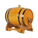 Apariencia: El grifo está hecho de material de resina, que es seguro y duradero.Todas las barricas de roble de vino de madera son probados para evitar la fuga de presión.