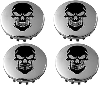Partland 4 Pcs Custom Militaty Skull Wheel Center Hub Caps 3.25''/83mm Compatible with Chevy Silverado 1500 Tahoe Suburban GMC Yukon Denali Sierra CV083-SK1 (9596403)