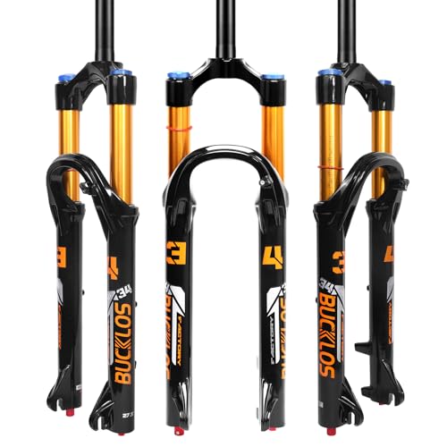 26/27,5/29 pouces, débattement de 140 mm, fourche VTT à air, réglage de la tension, jambes de fourche de 34 mm, 1-1/8