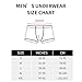 LCZYMEN Boxer Briefs Men'S Underwear Comfortable Boxers Underpants Fashion Underwear Cotton Spandex Underpants-White-Xxxl-1Pc