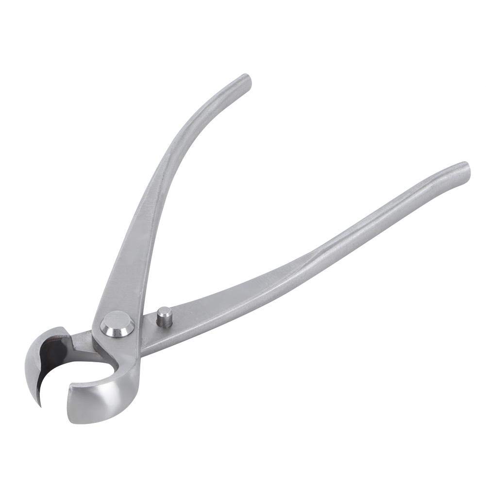 HERCHR Potatore Concavo per Bonsai, Taglierina a Manopola in Acciaio Inossidabile, ​180 mm Strumento da Taglio Professionale per Bonsai con Bordo Tondo Strumento per Tagliare Il