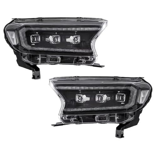 Image of Fbxmjoa Car Headlight Headlamp Car LED Headlight Assemblies Fog DRL Brake Turn Signal Lamp For Ranger 2015 2016 2017 2018 2019 2020 2021 2022 2023 2024 Daytime Running Lights(A LHD)