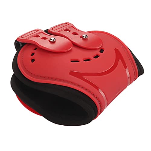 Bottes de jambe de cheval absorbant l'impact respirable rouge