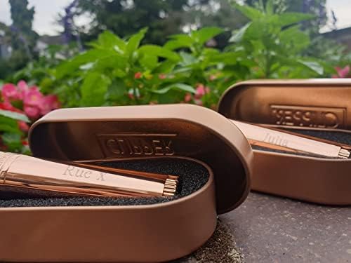 Limited Edition - Clipper Lighter ® Deep Laser Engraved Personalised Metal - Engraving Included for Birthdays, Anniversaries, Weddings and Valentines - Rose Gold