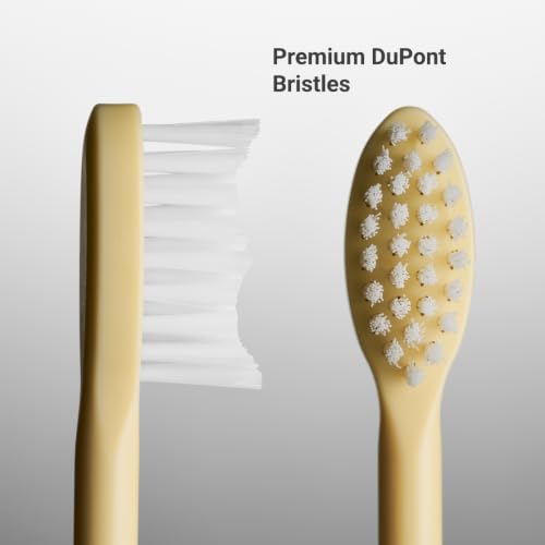Image of Salt. Oral Care Wand Sonic Electric Toothbrush - Oat Yellow | USB Rechargeable | Use with 5W Charger
