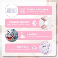 Khrgovd 100PCS Compressed Cotton Facial Mask Sheets for Women — image 2