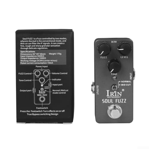 IRIN Guitar Effects Pedal with Wah, Distortion, Overdrive,