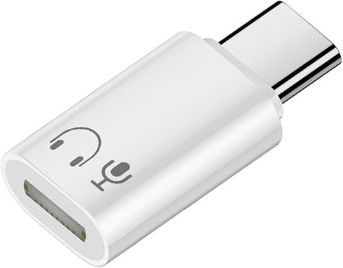 AutoStory USB C to Lightning Audio Earphone Converter Adapter, USB C Male to Lightning Female Headphone HiFi Converter for iPhone 17/16/15 Support Call/Listen to Music/Remote Control/Microphone