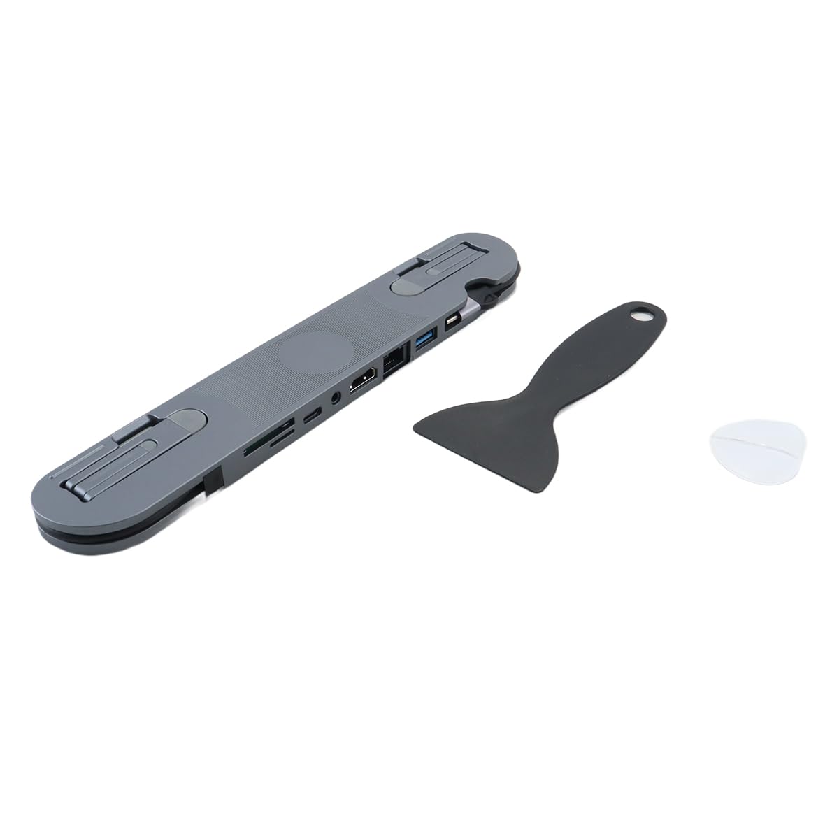 Soporte para computadora portátil evita pantallas lentas con HDMI 4K y LAN