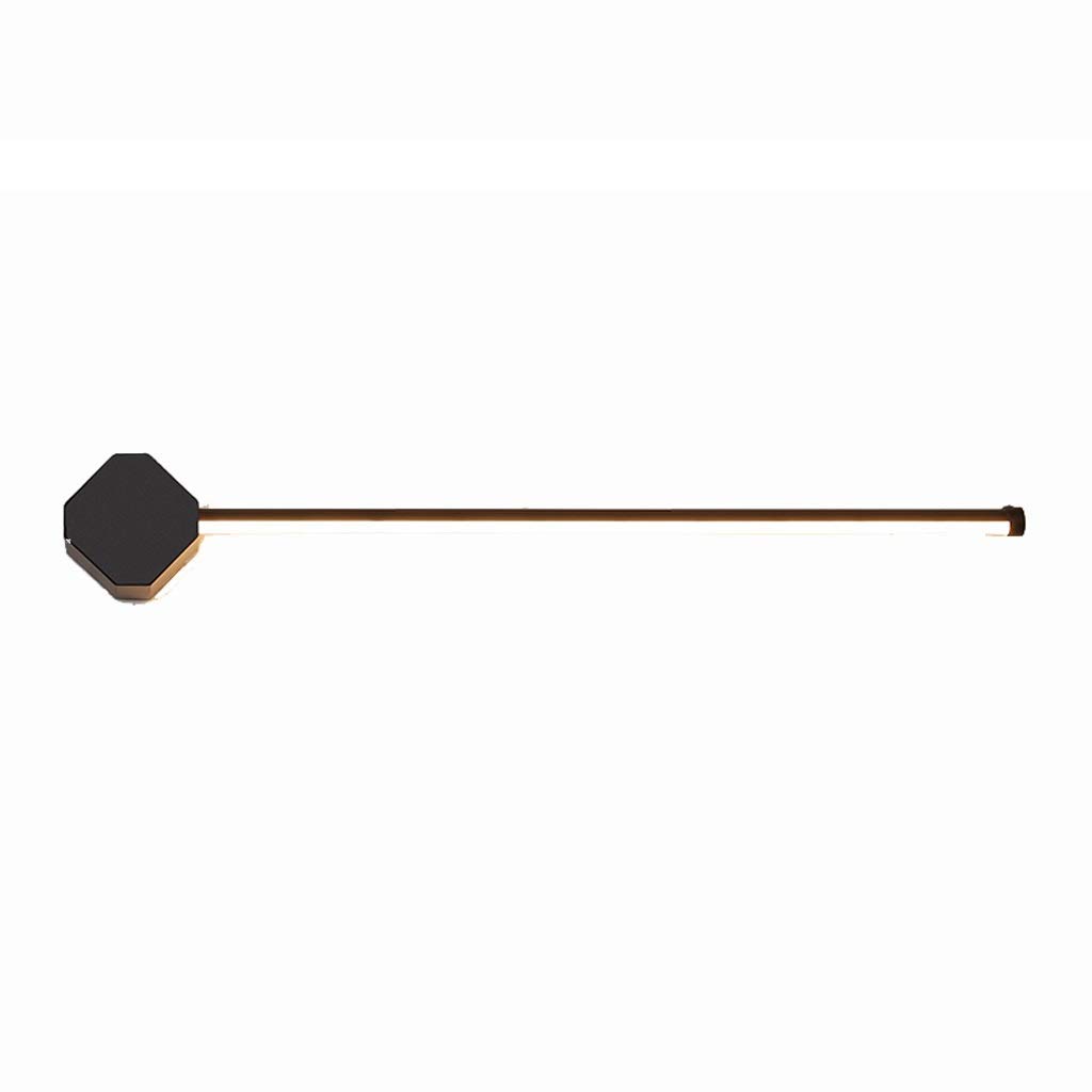 HYSJDMNC Bath Lamps Mirror Front Light Headlight Punch Led Bathroom Dressing Lamp Mirror Light Wall Lamp Nordic Modern Minimalist Mirror Cabinet Light Wall Lighting/Black/13W Interesting