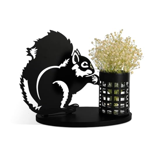 Flaroey Portalápices de para Organizador de Escritorio, Portalápices para Dormitorio/Oficina, Decoración del Hogar con Corte de Metal para Centro de Mesa C