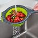 PREPWORKS Kitchen Tool Collapsible Strainer, 1.5 Quart, Green