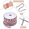 CABODYALS 10 Yards 0.3 Inch Brown Ethnic Rope Bohemia Friendship Bracelet String Cord Round Macrame Braid Vintage Polyester Cords for Making Jewelry Bracelets Necklace Decor DIY Crafts Beading Supply #5