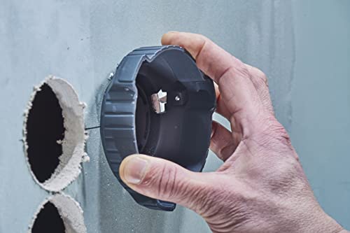 wolfcraft Deburrer for Plasterboard, Ø 68 mm I 5892000 I for Flush Installation of Hollow Wall Boxes