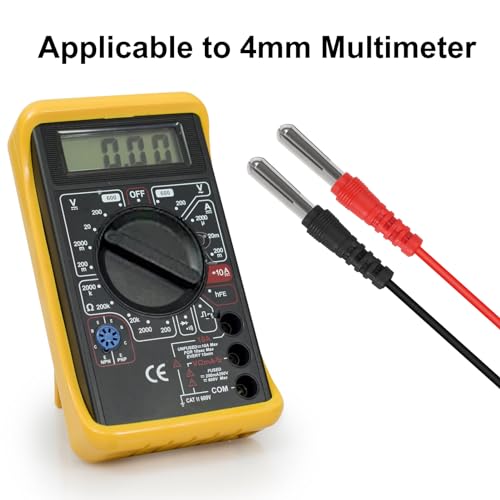 DIANN 2 Sets 16 in 1 Multimeter Test Leads Kit Digital Probes & Leads Set with Replaceable Testing Pen Test Hook Alligator Clips Banana Plug Measurement Tools for Electrical Power Experiments