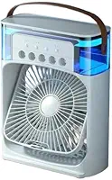 Mini Ar- condicionado de Ar Ventilador e Umidificador Portátil com Timer para Ambientes Pequenos