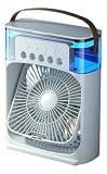 Mini Ar- condicionado de Ar Ventilador e Umidificador Portátil com Timer para Ambientes Pequenos