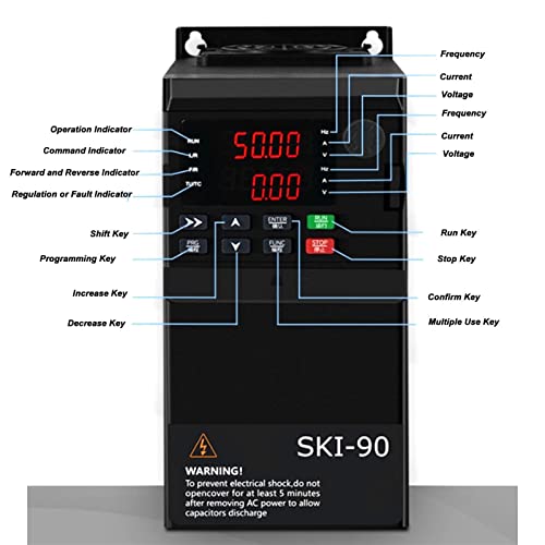 Hyuduo 1.5KW Inversor Universal de Frequência Variável para Controle de Velocidade do Motor