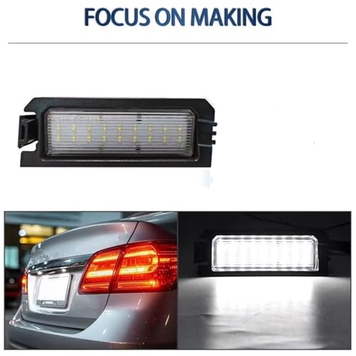 Luz de matrícula Canbus para Kia Rio y Niro, lámparas led de alta visibilidad trasera 4