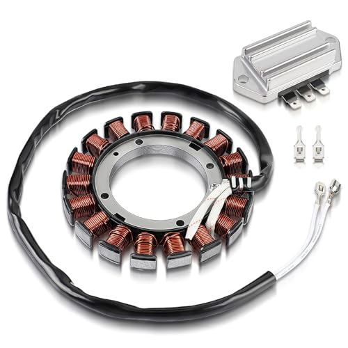 AUTOKAY New 15 AMP Stator Kit Fits for Kohler K482 K532 K582 K161 K181 K241 K301-K341 CH11-CH15 CH18-CH25 CH25S CH20S CH20 CH730 M10 M12 M14, Replace AM33426 234859 237329 237878-S 54-755-09-S