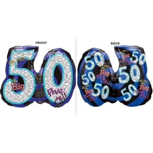 Image of Wanna Party Oh No! It's The Big 50th Birthday Balloon 26 inch P40