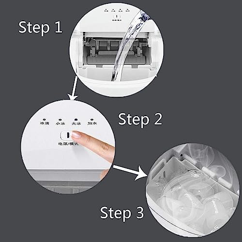 Máquina de Hielo Eléctrica 15kg en 24h con Pantalla LED miniatura 3