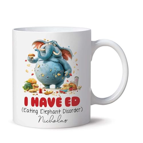 Coffee Mug Elephant Tea Cup Decorations Ceramic Cup Premium Ceramic Mugs for Work Office Men Women 330Ml