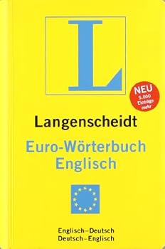Hardcover Langenscheidt Bilingual Dictionaries: Langenscheidt Euroworterbuch Deutsch-Englisch, Englisch-Deutsch (German Edition) Book