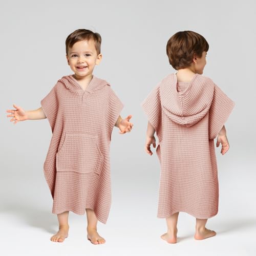 10 Best Baby Poncho Towels for Splashing Fun at the Pool 8 Hooded Kids Beach Towel Poncho for Bath and Pool