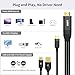 Loryi HDMI to Type-C Cable Black,4K@60Hz, 8.2ft, USB-C Powered, HDMI to USB Type-C, for Xreal Nreal Air, Mobile Monitors, XREAL Beam, Touch Functionality,Switch, Steam Deck,PS5，Studio Display