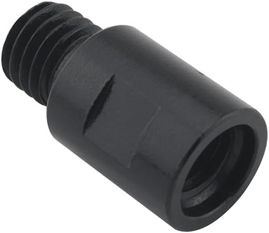 JianLing Angle Grinder Thread Conversion Tool M14 to 5/8-11 Carbon Steel Rotary Polisher Adapter for Polishing Wheels Grinding Blades Drill Bits Cutting Discs Black