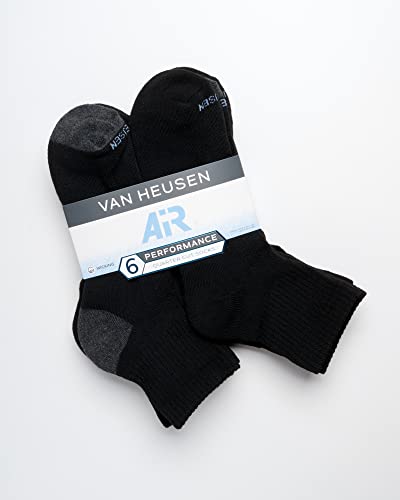 Van Heusen , Size 6-12.5, All Black #TOP1