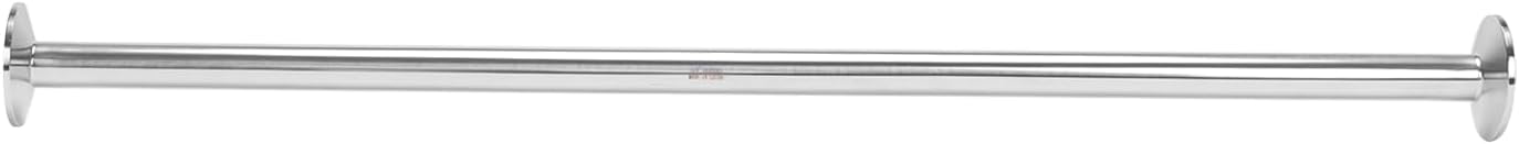 DERNORD Sanitary Tri Clamp Spool Tube, Stainless Steel 304, 1.5 inch Tri Clamp, 3/4 inch Tube OD, 24 Inch Length