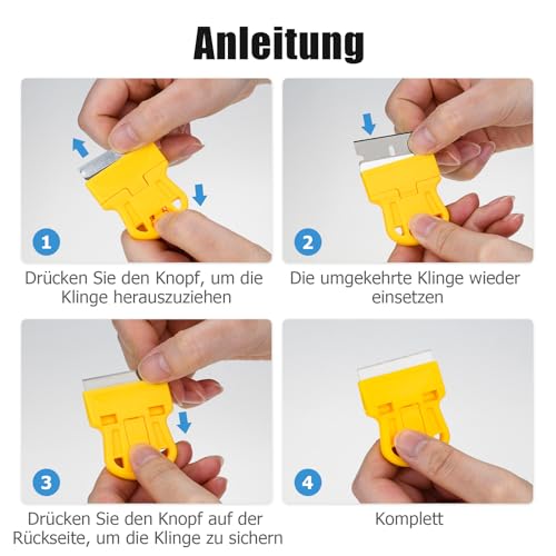 Ancable Dichtungsband für Spülbecken und Einbauspülen, 1 Stück 9mm x 3mm x 3.3m Wasserfestes Montageband mit kleinem Schaber, Selbstklebend Abdichtband für Spülen