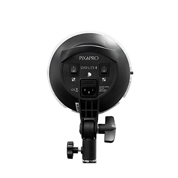 PIXAPRO DAYLiTE4 3400W Kontinuierliche Beleuchtung Reduzierbare Hintergrund Foto Videoleuchte Grüne Leinwand 2 Year UK… – Bild 4