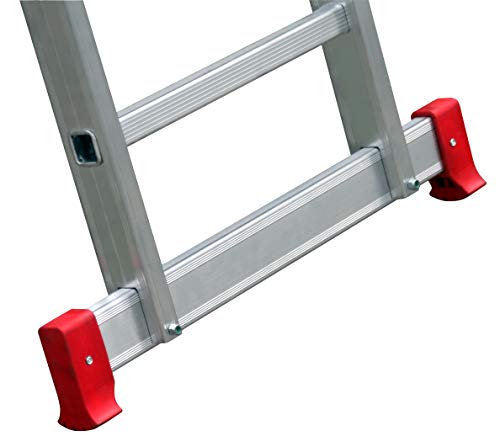 Escada SUPER Articulada Multifuncional 20 DEGRAUS Alumínio 13 posições Botafogo Lar e Lazer