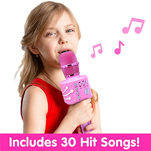 Motown Magic, Bluetooth Karaoke Microphone | Includes 30 Famous Songs |Kids Karaoke Microphone | Birthday Gift For Boys And Girls Ages 3 4 5 6 7 8+ #TOP1