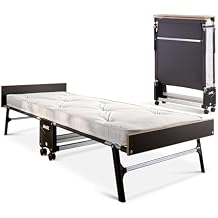 JAY-BE GP80 Grand Folding Bed with e-Pocket Tufted Mattress, Single