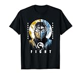 Mortal Kombat Klassic Scorpion Vs Sub-Zero Fight Portrait T-Shirt