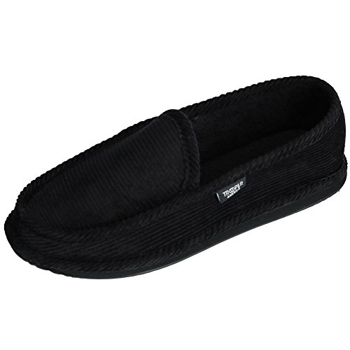 Trooper America Men's Corduroy Slip On Slippers, 9, Black by Trooper America - Used condition - US$39.69