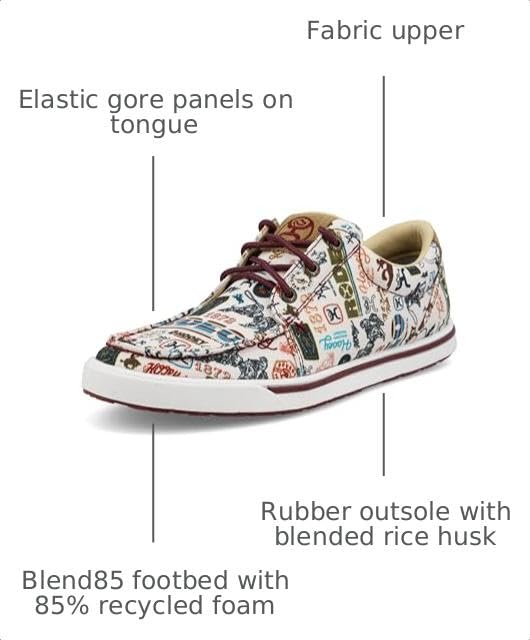 Image of Twisted X Womens Hooey Loper Low Top Sneakers