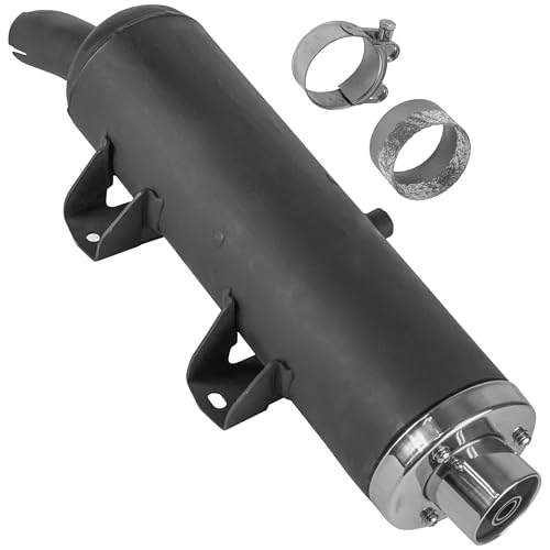 Caltric Muffler with Spark Arrester Compatible with Yamaha Raptor 660R Yfm660R 4X4 2002-2005